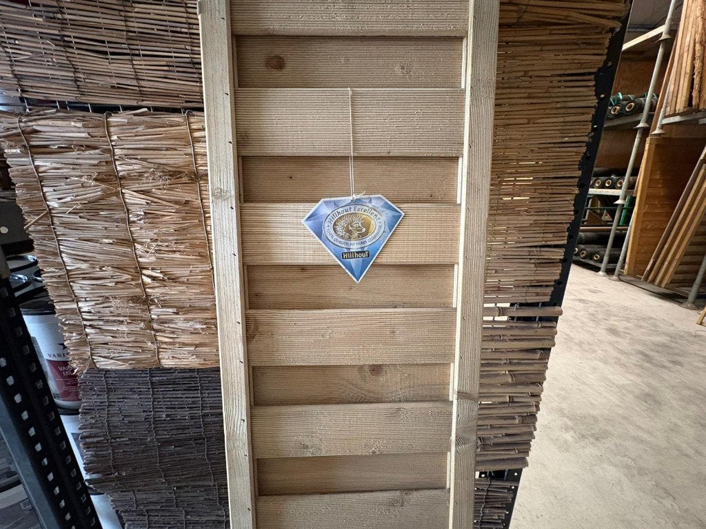 005. Hillhout excellent scherm 180x41 cm €100,00 voor 4x!, Tuin en Terras, 1 tot 2 meter, Minder dan 3 meter, Nieuw, Ophalen of Verzenden