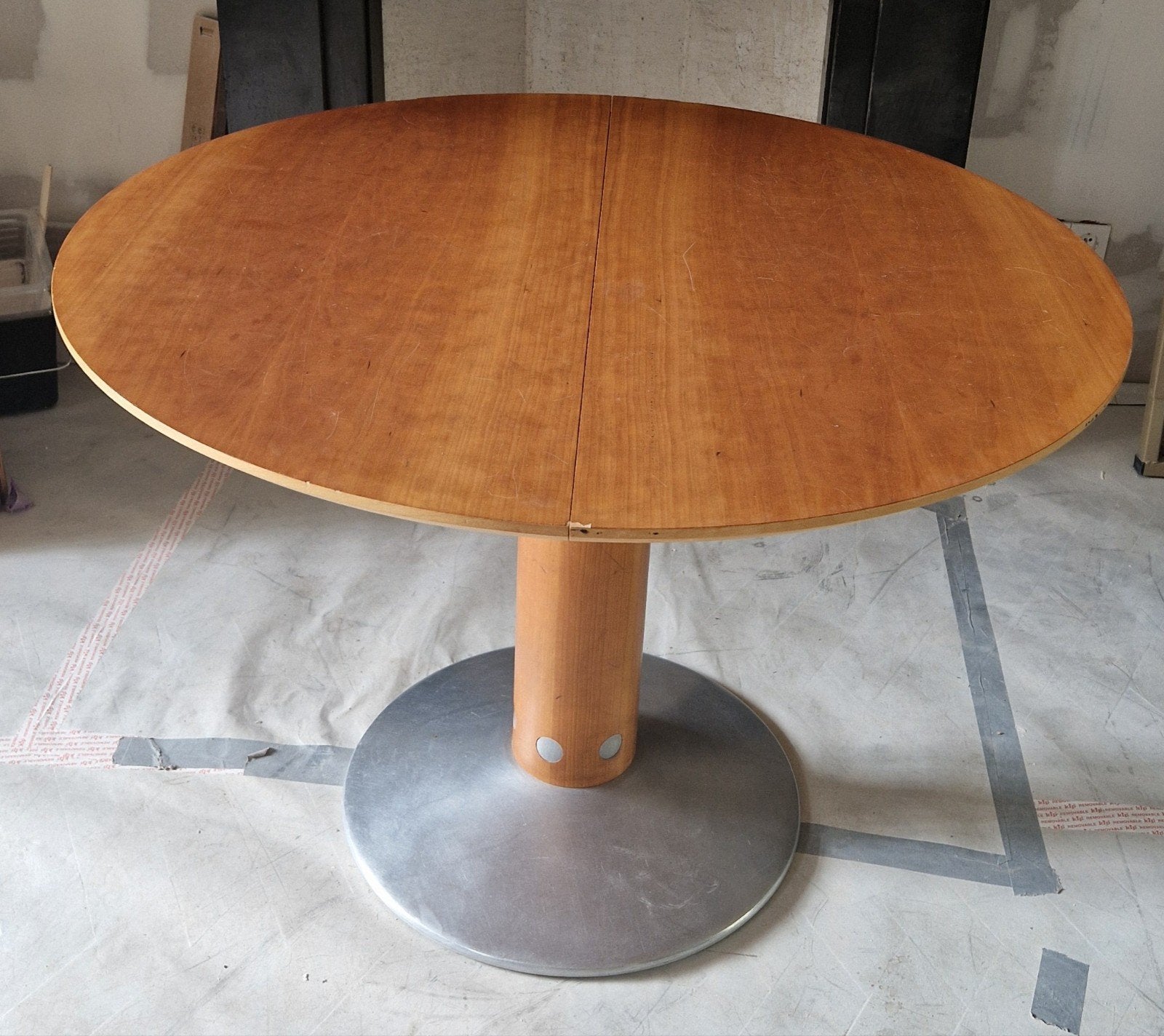 Arco Diabolo Eettafel Kersenhout - 105 x 158cm rond ovaal, Gebruikt, 100 tot 150 cm, Ophalen of Verzenden, Vijf personen of meer