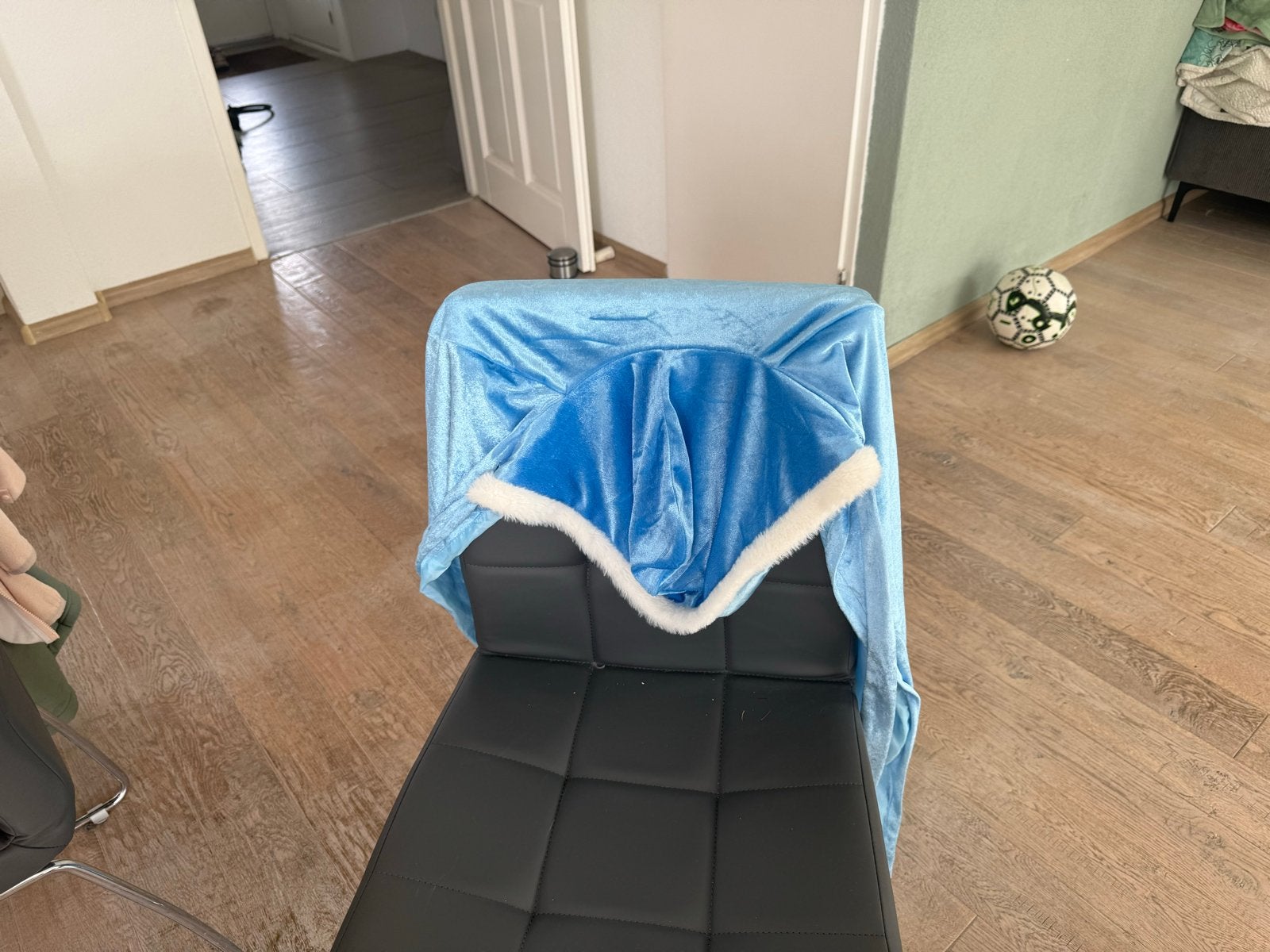 Elsa Blauwe cape - ideaal voor verkleedpartije, Ophalen of Verzenden, Gebruikt, Bovenkleding