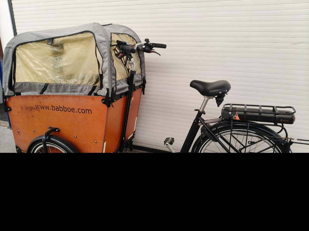 Bakfiets, Fietsen en Brommers, Fietsen | Bakfietsen, Ophalen, Gebruikt, 4 kinderen of meer, Huif
