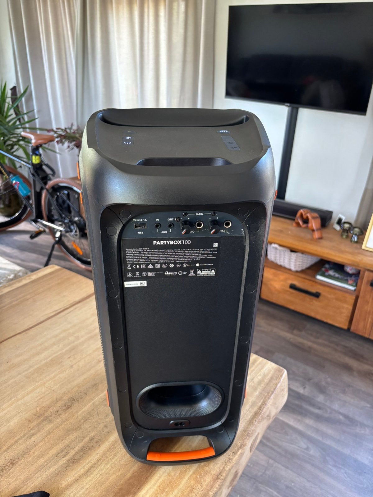 Party box 100, Audio, Tv en Foto, Luidsprekers, Ophalen, Zo goed als nieuw, Overige merken