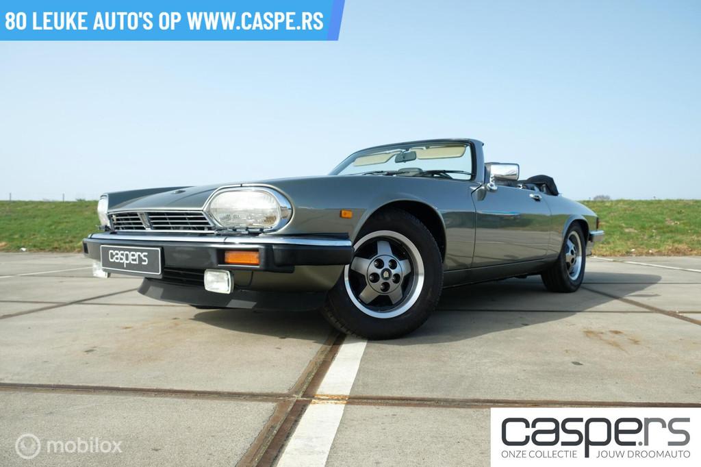 Jaguar XJS 5.3 V12 Convertible | Britse elegantie, Auto's, Achterwielaandrijving, Gebruikt, Zwart, 4 stoelen