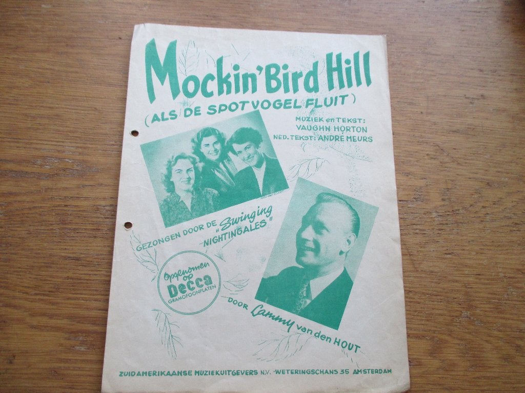 MOCKIN' BIRD HILL, Gebruikt, Ophalen of Verzenden, Artiest of Componist, Populair