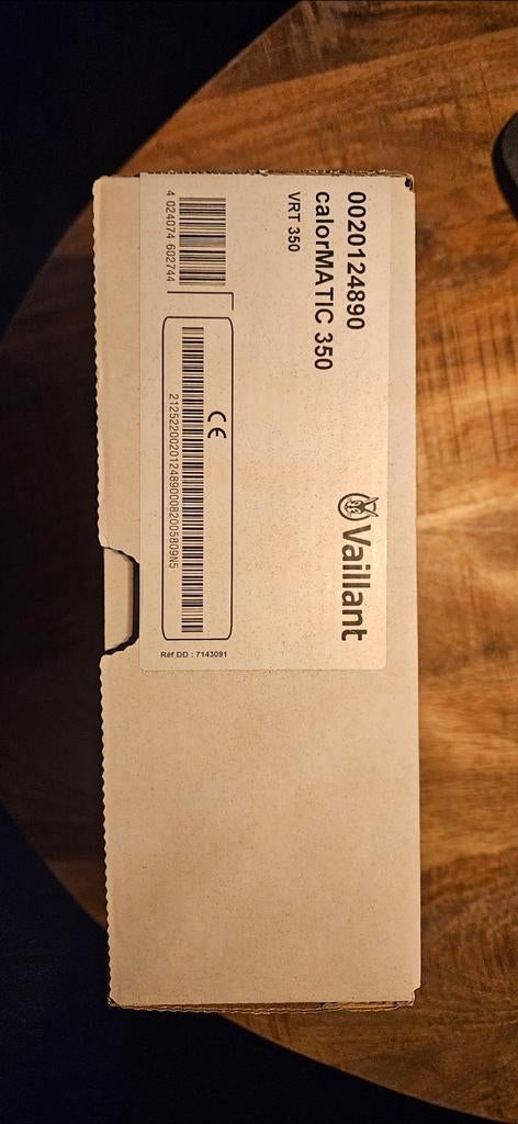 Vaillant Calormatic 350 ruimtethermostaat - Nieuw in doos, Ophalen of Verzenden, Nieuw