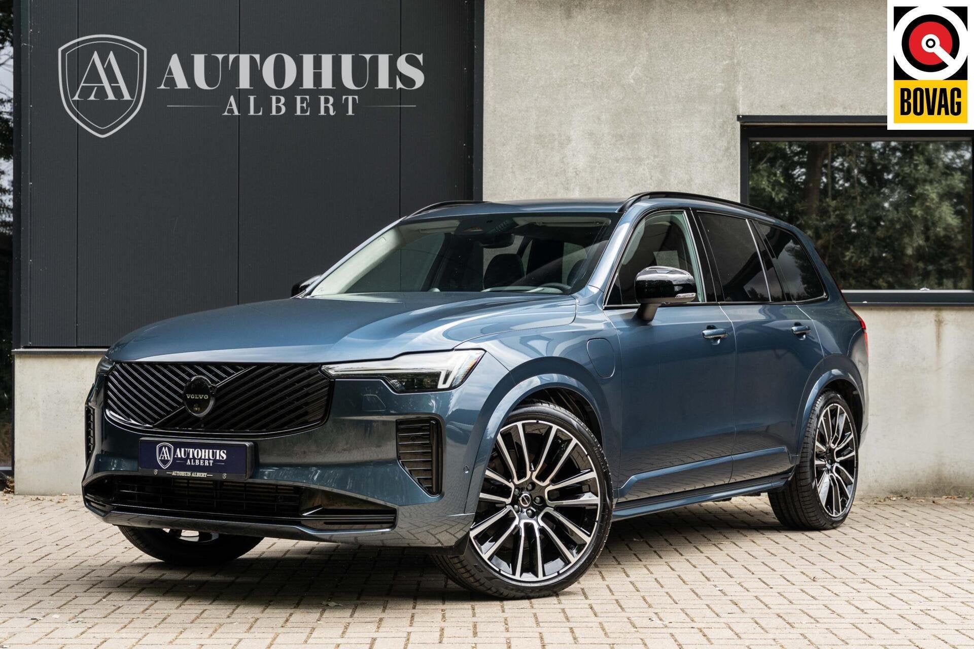 Volvo XC90 T8 Ultra Dark B&W Pano Luchtvering HUD Massage 22, Gebruikt, Zwart, 4 cilinders, 1969 cc