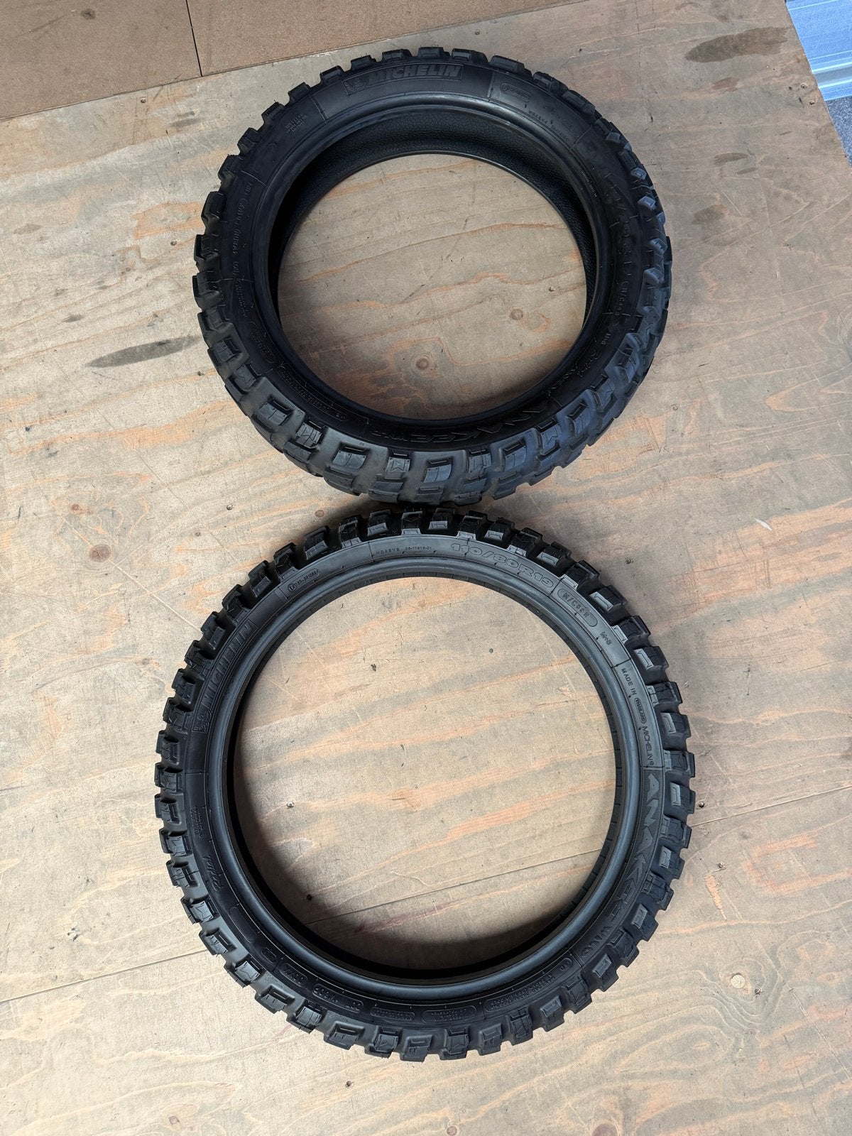 Michelin Anakee Wild banden 110/80/19 en 150/70/17, Ophalen of Verzenden, Gebruikt
