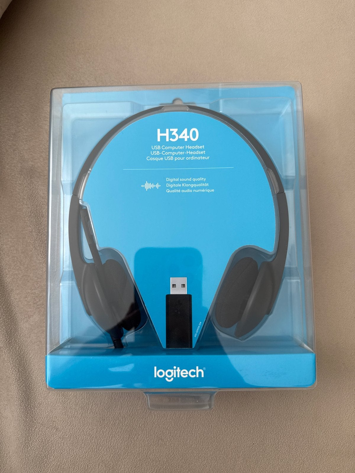 Logitech H340 USB Computer Headset - Nieuw in doos, Ophalen, Logitech, Nieuw, Over-ear