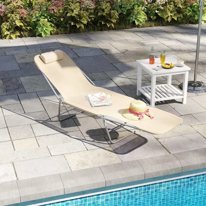 Ligstoel Ligbank Buiten Stoel Relax Lounger 4 Kleuren, Tuin en Terras, Onbekend@voorbeeld.com, Onbekend, Nieuw, Ophalen of Verzenden