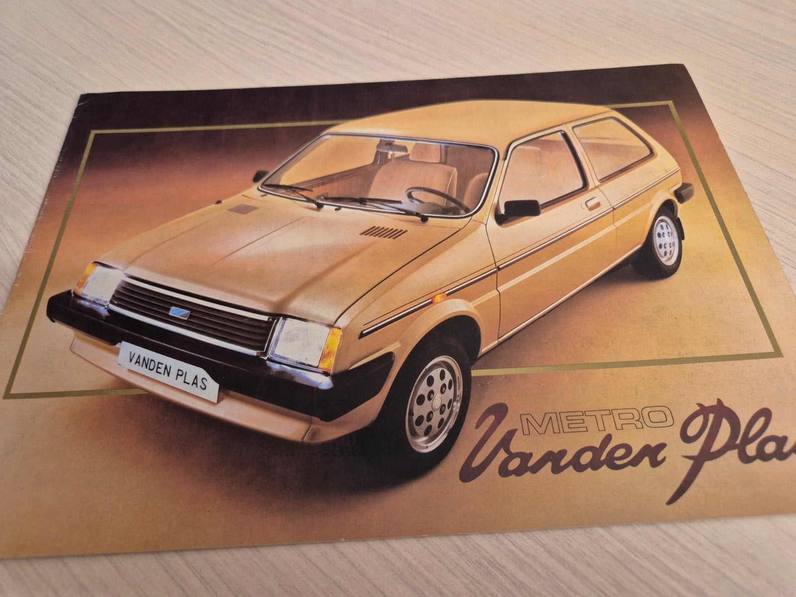 Austin Metro luxe Vandenplas uitvoering brochure Nederlands, Ophalen of Verzenden, Zo goed als nieuw, Overige merken