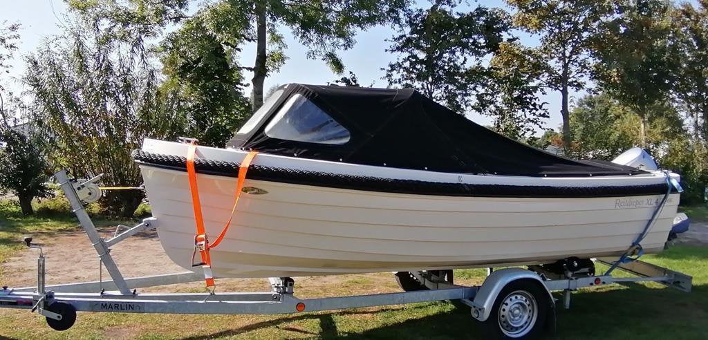 Reitdieper XL 475 sloep met Honda motor + trailer, Watersport en Boten, Ophalen, Tender, Zo goed als nieuw, Anker