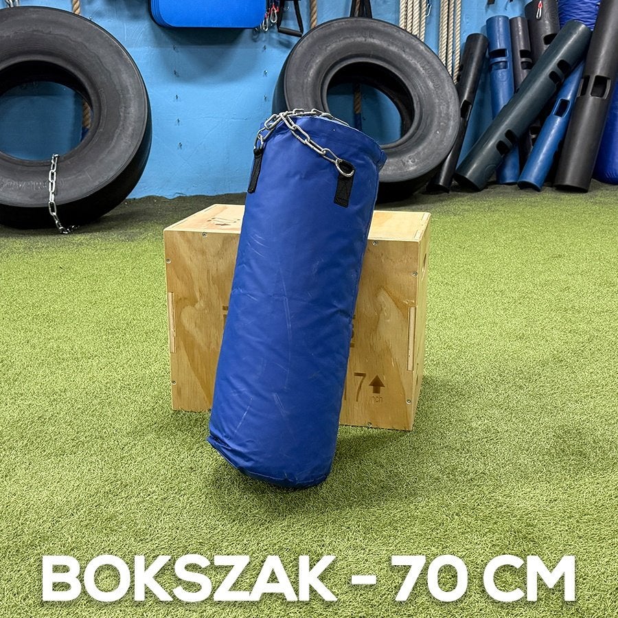 Kinderen bokszak blauw - 70 cm - Diameter 28 cm, Maat XS of kleiner, Ophalen, Zo goed als nieuw, Overige