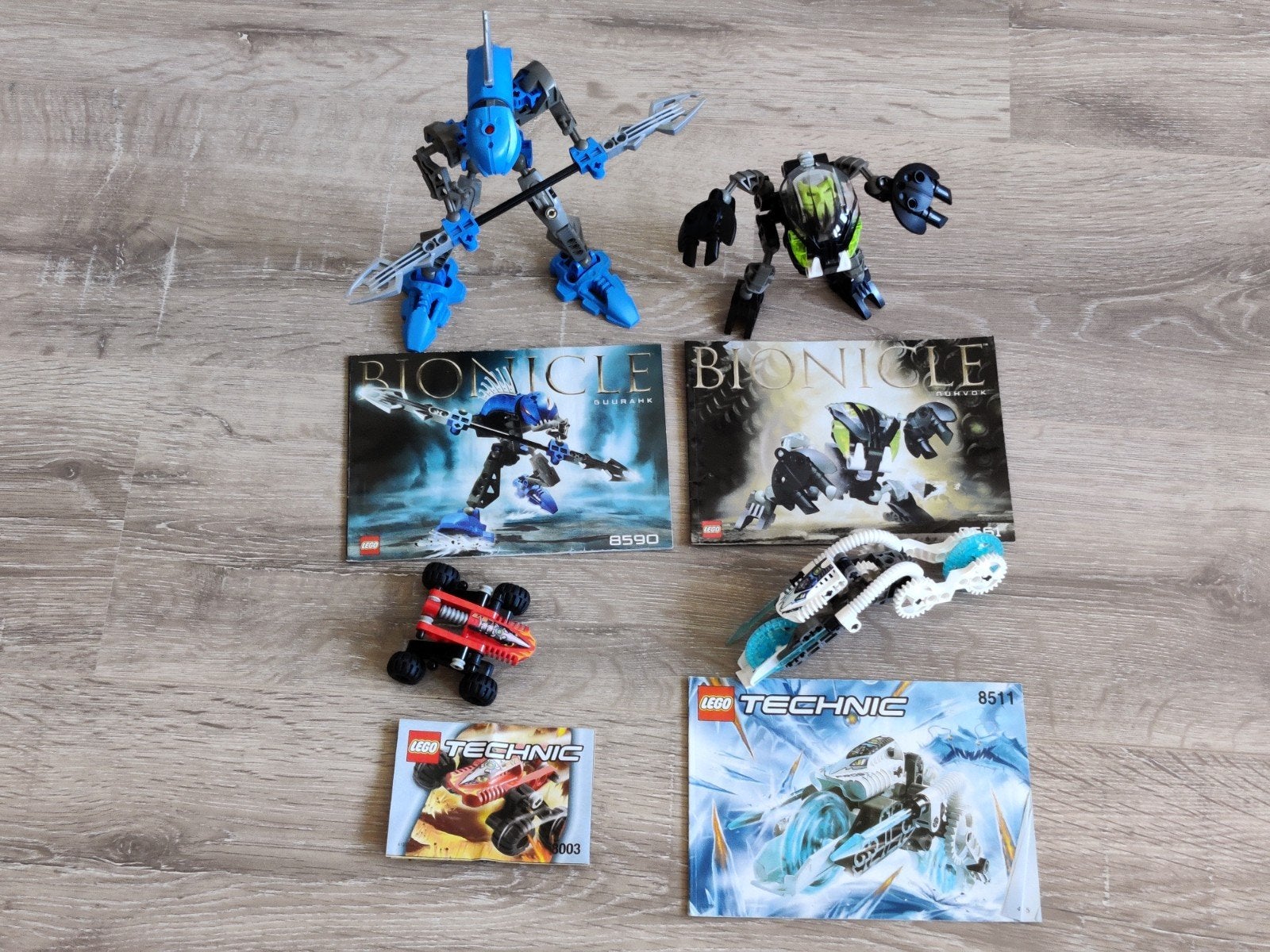 Vintage LEGO Bionicle & RoboRiders Collectie (2000-2003), Ophalen of Verzenden, Gebruikt