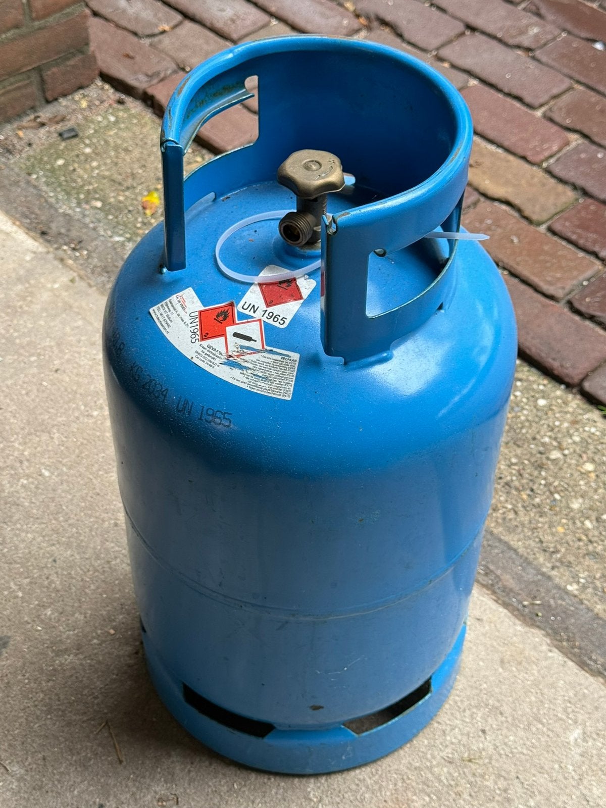 gasfles camping goedgekeurd tot 2034, Ophalen, Zo goed als nieuw