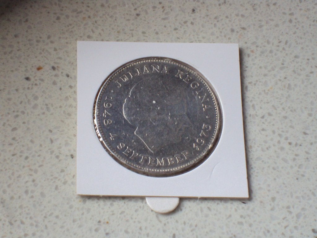 Zilveren 10 gulden munt Juliana 1973, Postzegels en Munten, Munten | Nederland, Koningin Juliana, Verzenden, Zilver, Losse munt