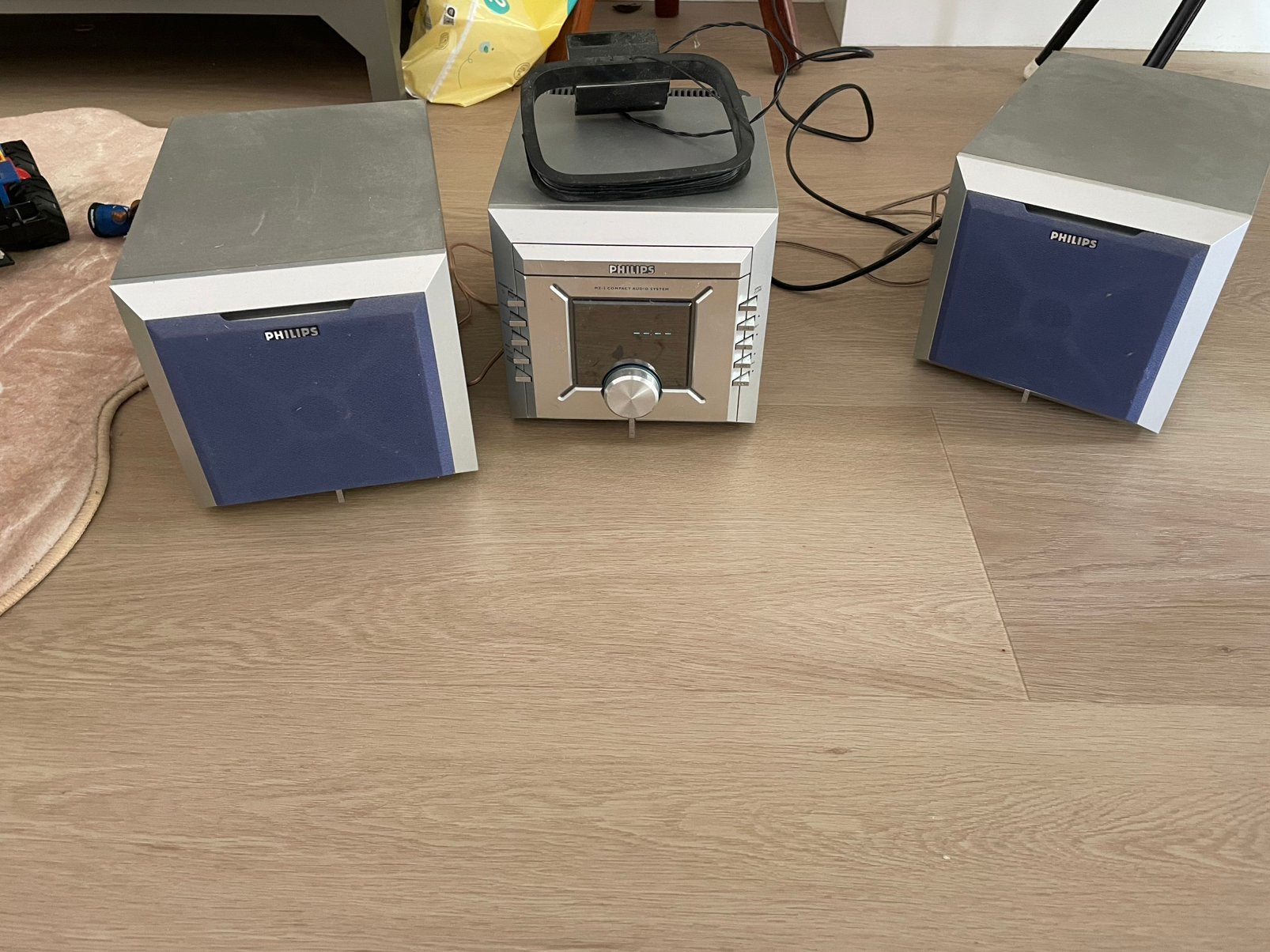 Philips radio, cd speler en aux, Ophalen, Gebruikt