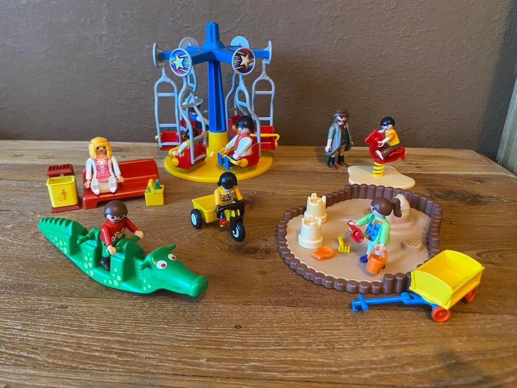 Speeltuin playmobil, Ophalen of Verzenden, Gebruikt