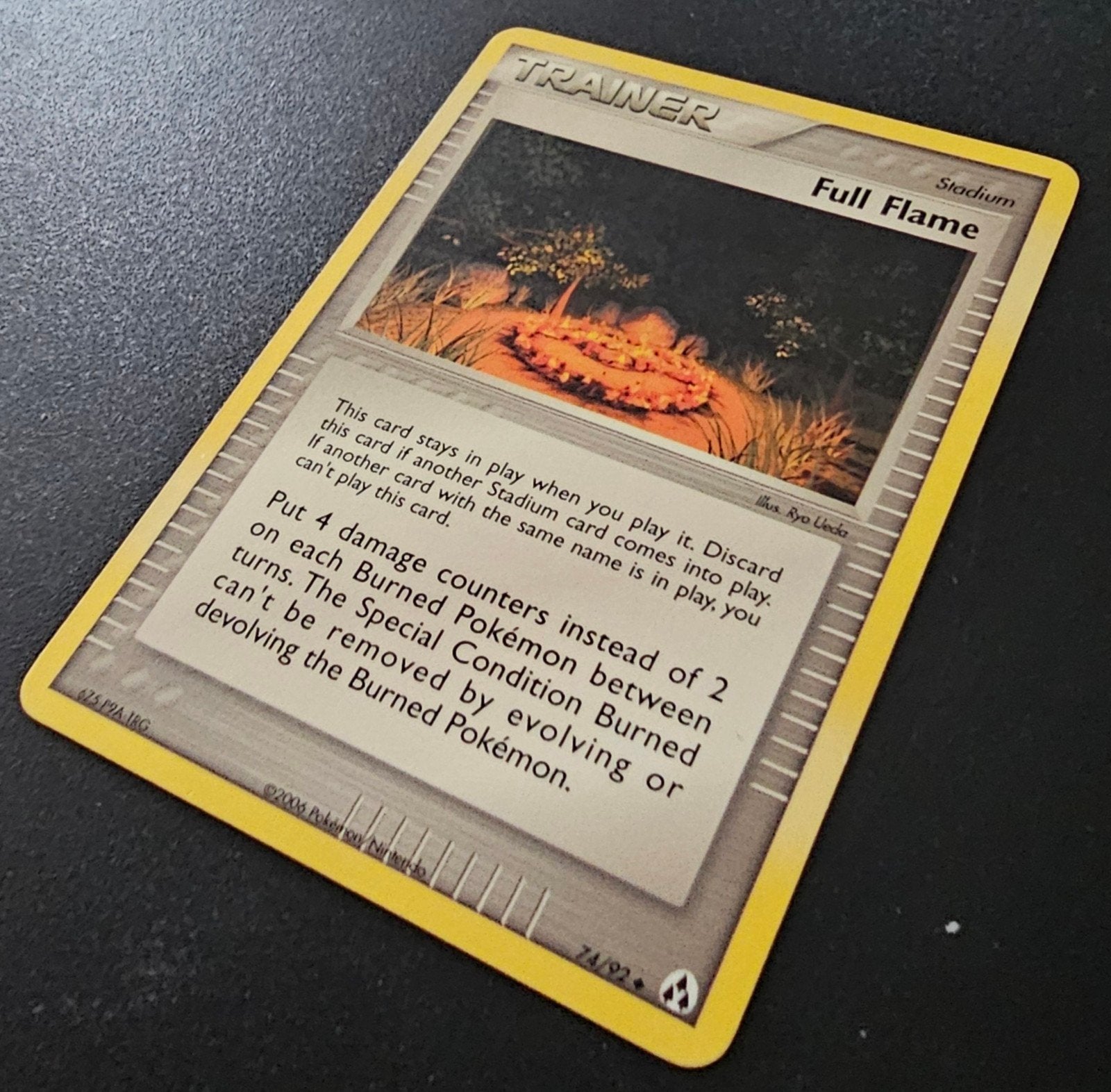 Pokémon Kaart EX Legend Maker Serie Full Flame 74/92 LM 74, Hobby en Vrije tijd, Ophalen of Verzenden, Gebruikt, Losse kaart