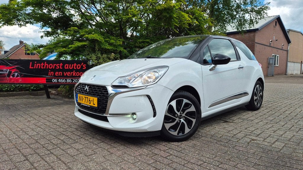 Citroen DS 3 1.2 Chic-CLIMA-BJ 2017, Voorwielaandrijving, Stof, Gebruikt, 1199 cc