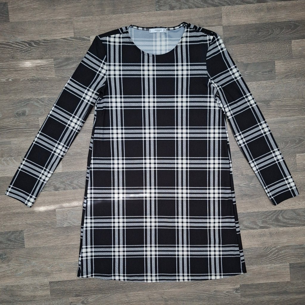 Z.g.a.n! dames jurk van MANGO  A lijn  Maat S, Kleding | Dames, Maat 38/40 (M), Mango, Meerkleurig, Ophalen of Verzenden