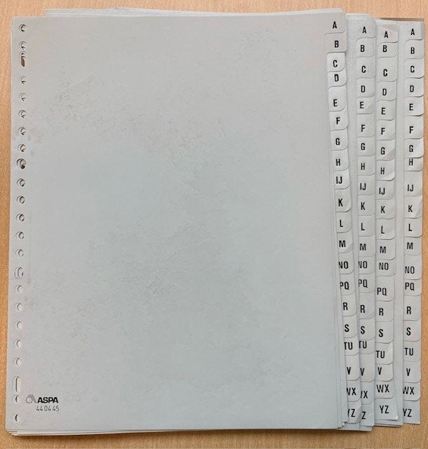Tabbladen A-Z, Diversen, Gebruikt, -, -, Ophalen of Verzenden