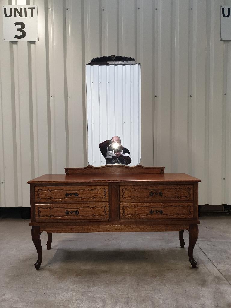 Queen Ann Stijl kaptafel. Het kan geleverd worden., Ophalen, Gebruikt, 100 tot 150 cm, Minder dan 100 cm