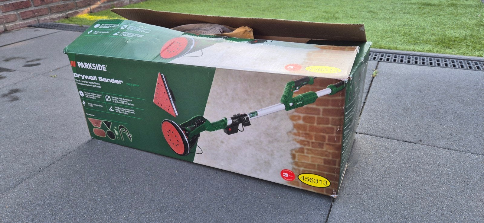 Nieuwe Parkside Wand- en Plafondschuurmachine, Ophalen, Nieuw, 600 tot 1200 watt, Overige typen