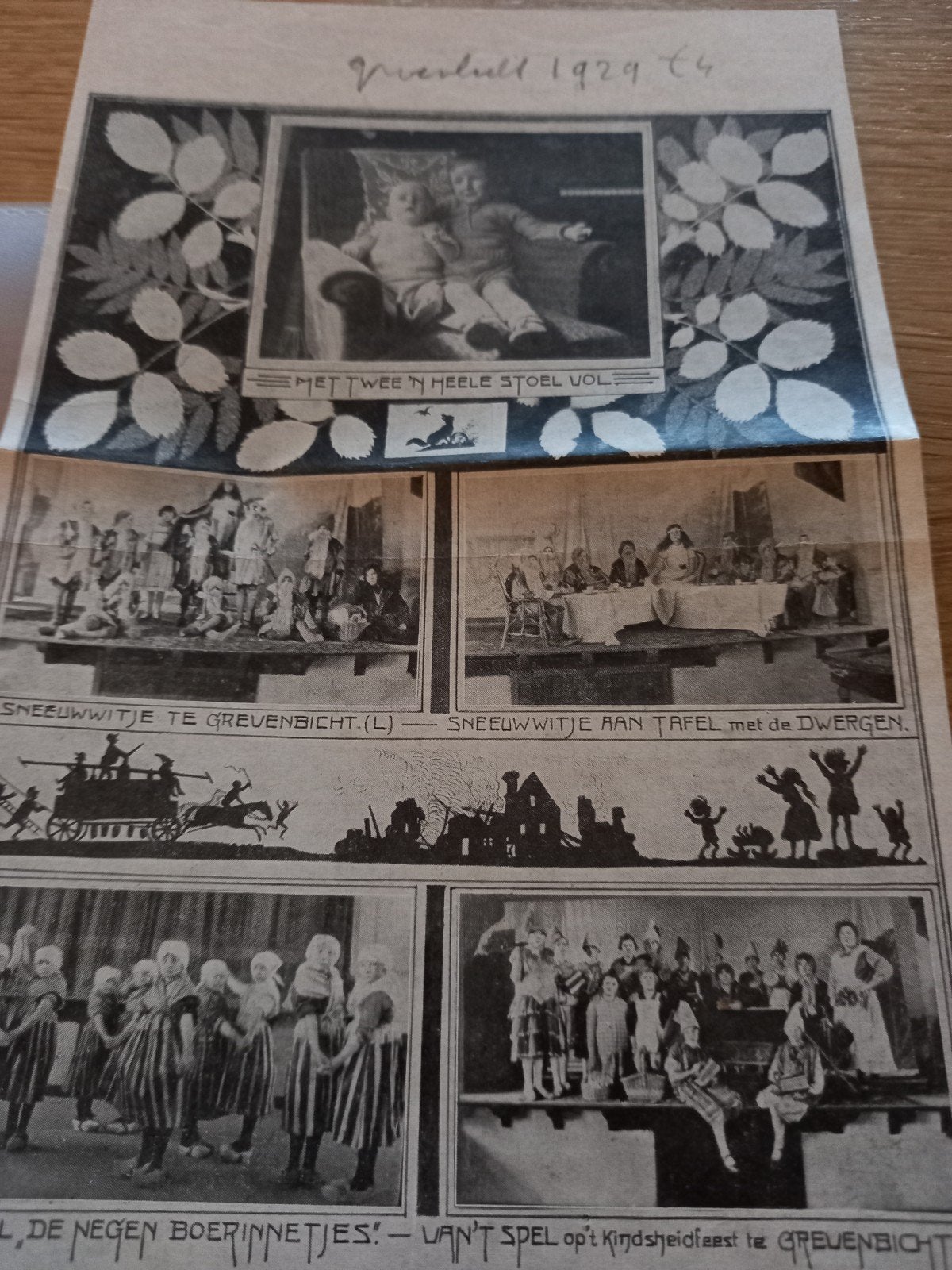 Grevenbicht, Verzamelen, Ophalen of Verzenden, 1920 tot 1940, Knipsel(s)