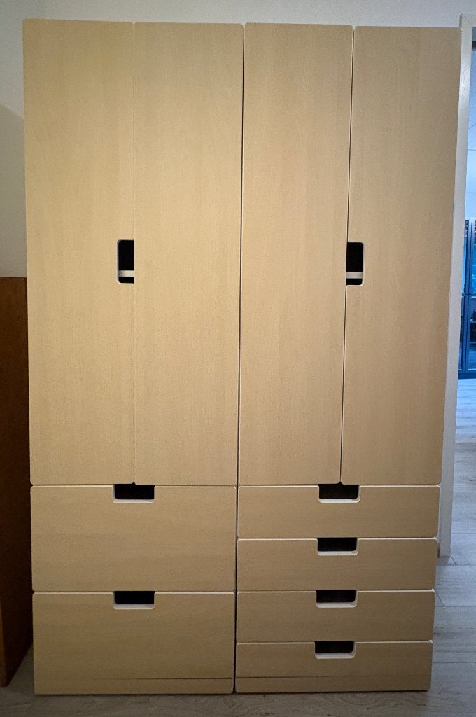 Twee Stuva Ikea kasten met ladeus, deuren en planken, Ophalen, 50 tot 100 cm, Zo goed als nieuw, 150 tot 200 cm
