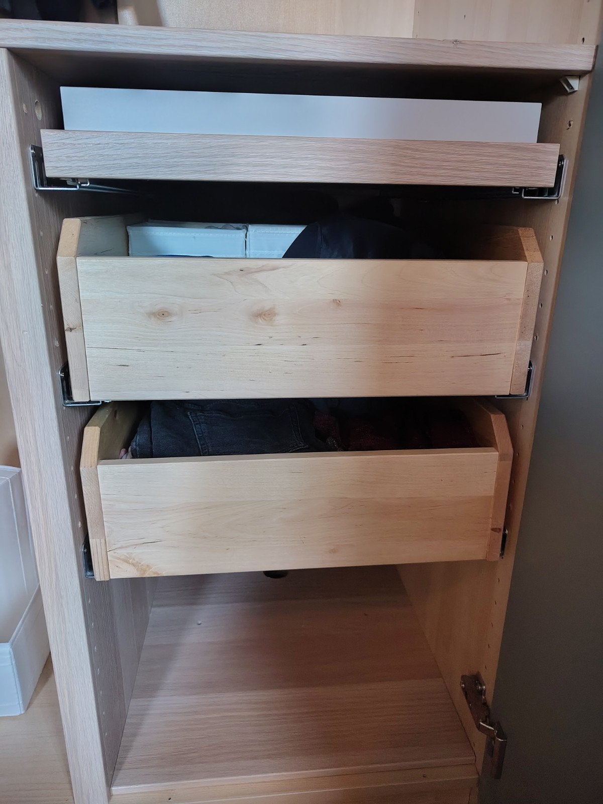 Pax komplement onderdelen, Met plank(en), Grenenhout, Minder dan 100 cm, 50 tot 75 cm