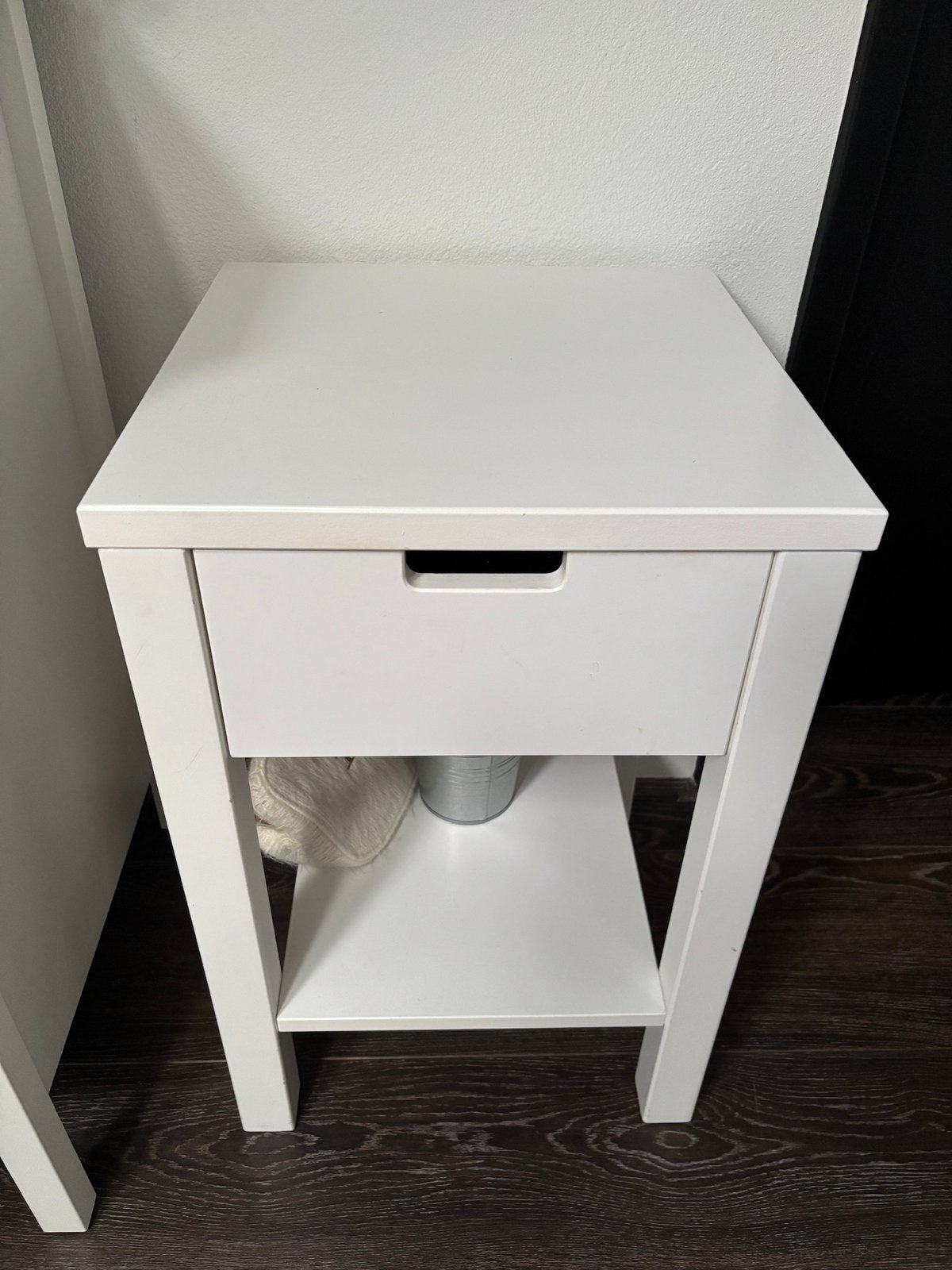 Bopita nachtkasje met lade en legplankje, Ophalen, 55 tot 70 cm, Zo goed als nieuw, 45 tot 65 cm