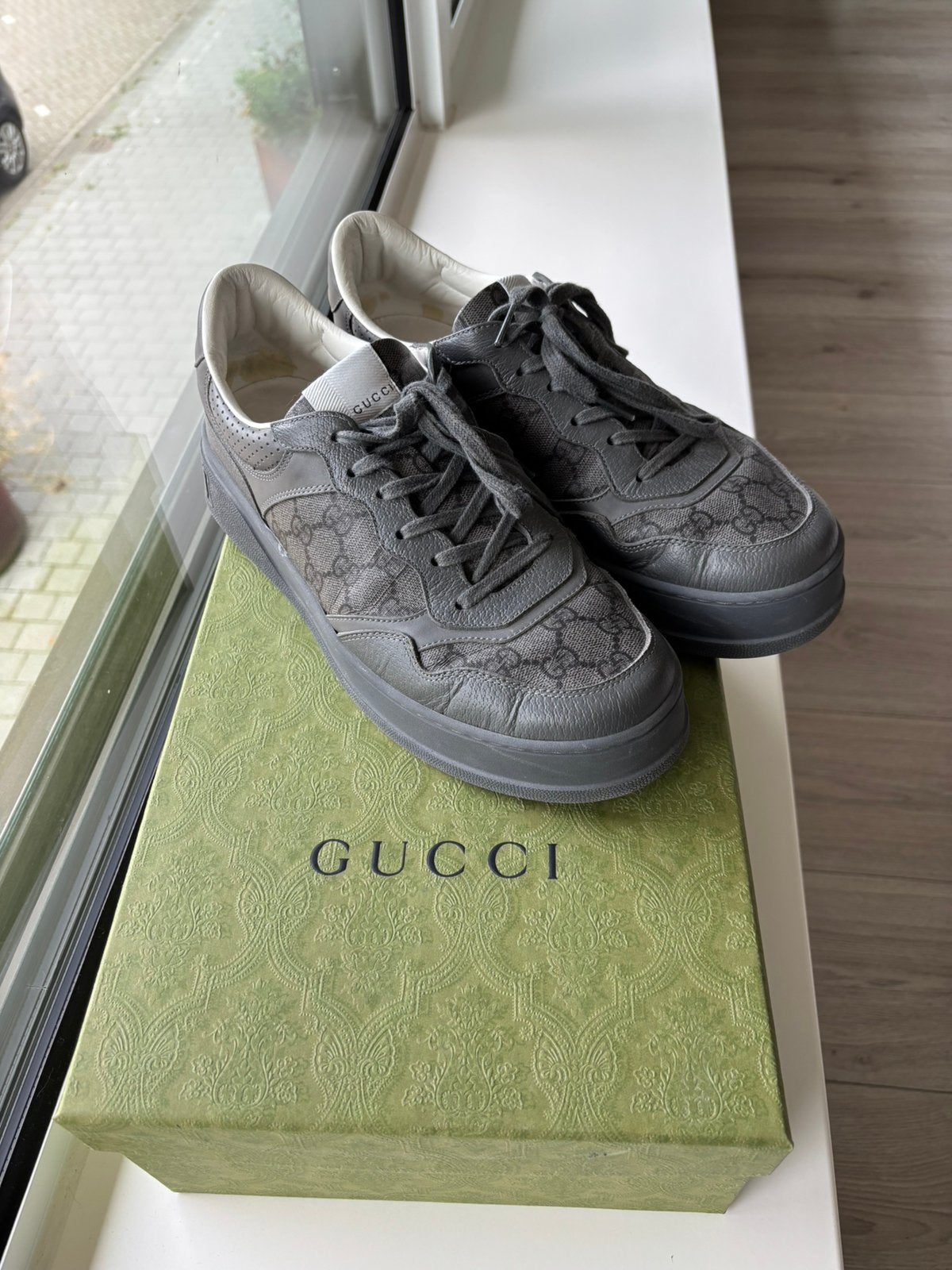 Gucci sneakers “Lace-up trainer”, Ophalen, Overige kleuren, Sneakers of Gympen, Zo goed als nieuw