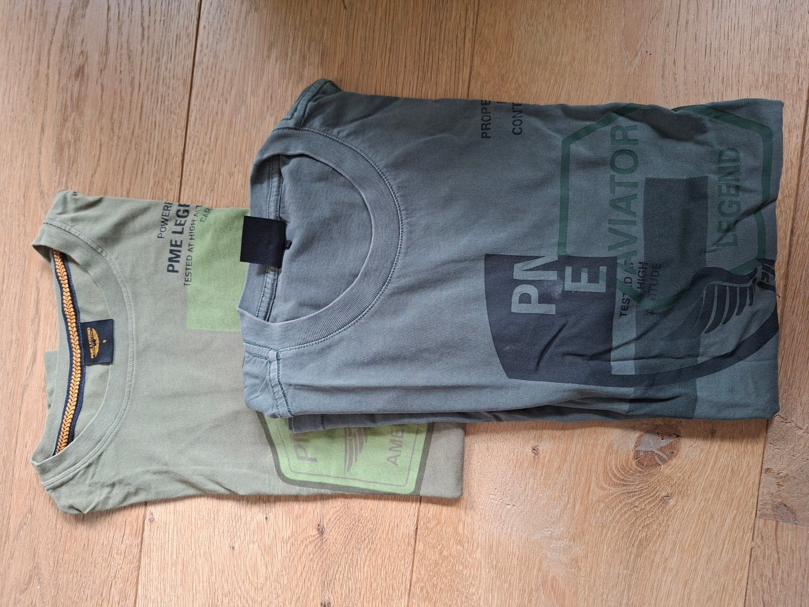 2x t-shirt PME maat S, Ophalen of Verzenden, Zo goed als nieuw, Blauw