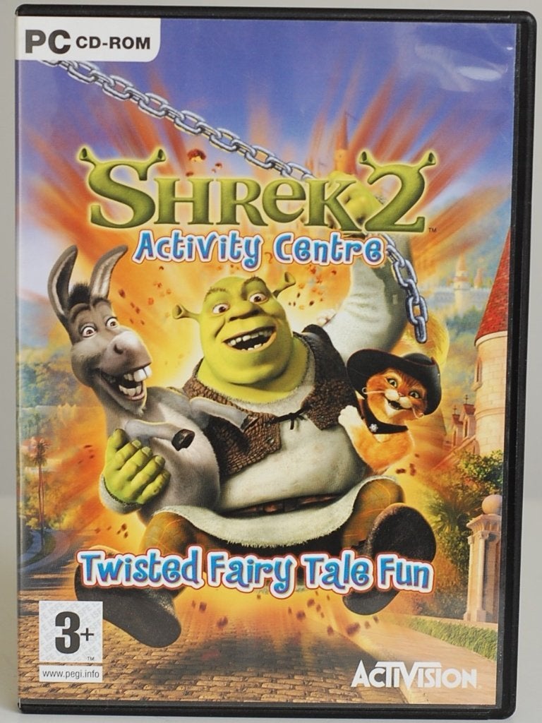 Shrek 2 Activity Centre PC CD-ROM - Twisted Fairy Tale Fun, Spelcomputers en Games, Avontuur en Actie, Verzenden, Activision, 1 speler