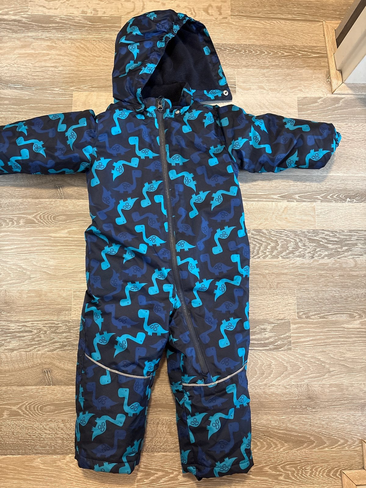 Blauwe skipak met dinoprint voor kinderen, Kinderen en Baby's, Ophalen, Gebruikt, Jongen of Meisje