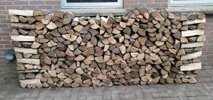Haardhout, brandhout, gekloofd, 1 kuub, Tuin en Terras, Haardhout, Minder dan 3 m³, Ophalen, Overige houtsoorten, Blokken