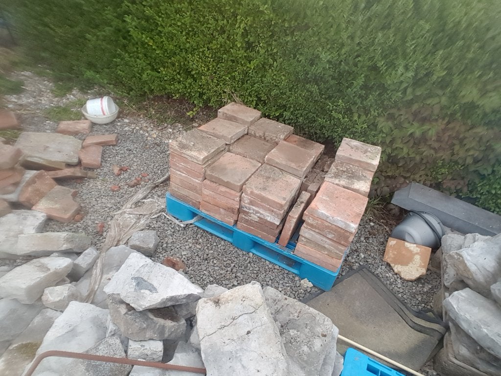 Terracotta tegels, Ophalen, Keramiek, Zo goed als nieuw, 20 tot 40 cm