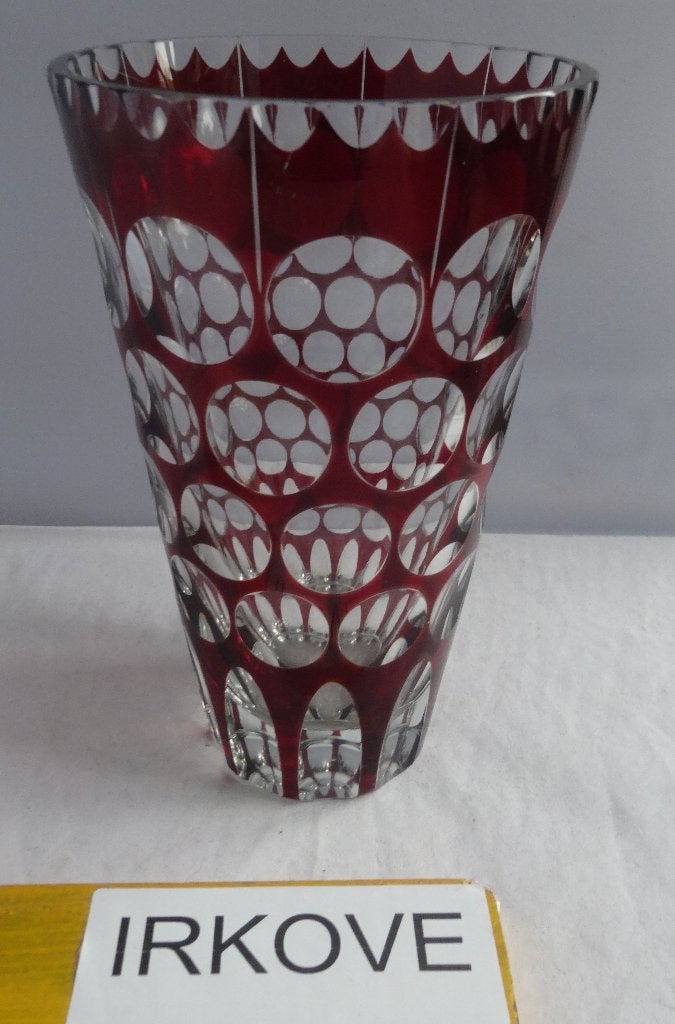 BOHEEMS KRISTAL * Moderne Vaas *, Verzenden