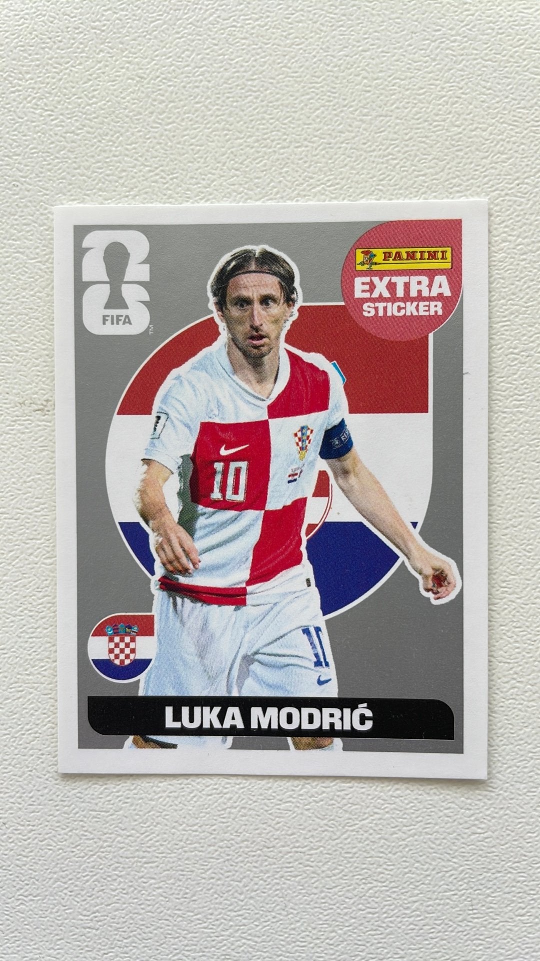 Panini FIFA World Cup 2026 EXTRA sticker Luka Modric, Ophalen of Verzenden, Nieuw, Sticker