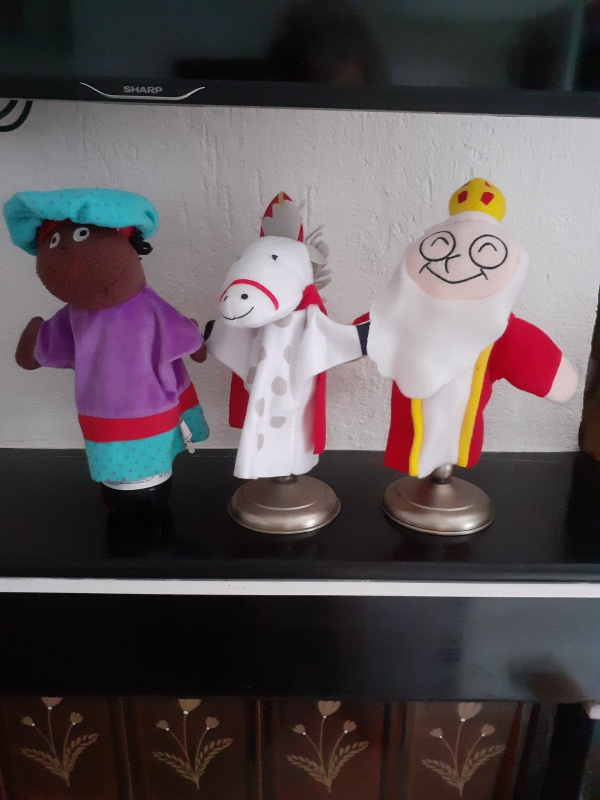 Sint en Piet en paard handpoppen, Ophalen of Verzenden