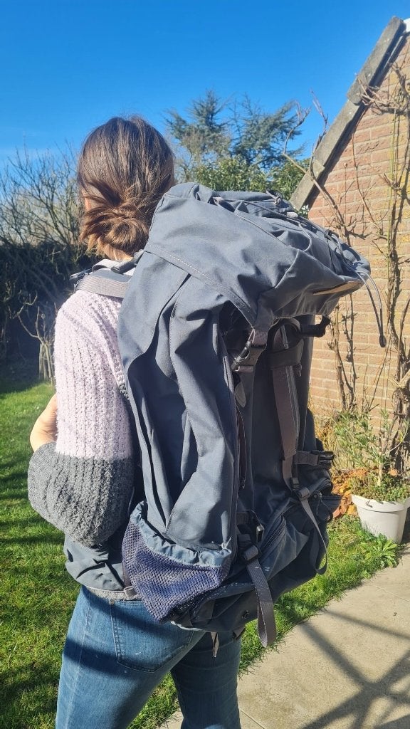 Fjällräven Kajka 55 W Kleur Graphite, Ophalen, Zo goed als nieuw, Rugzak