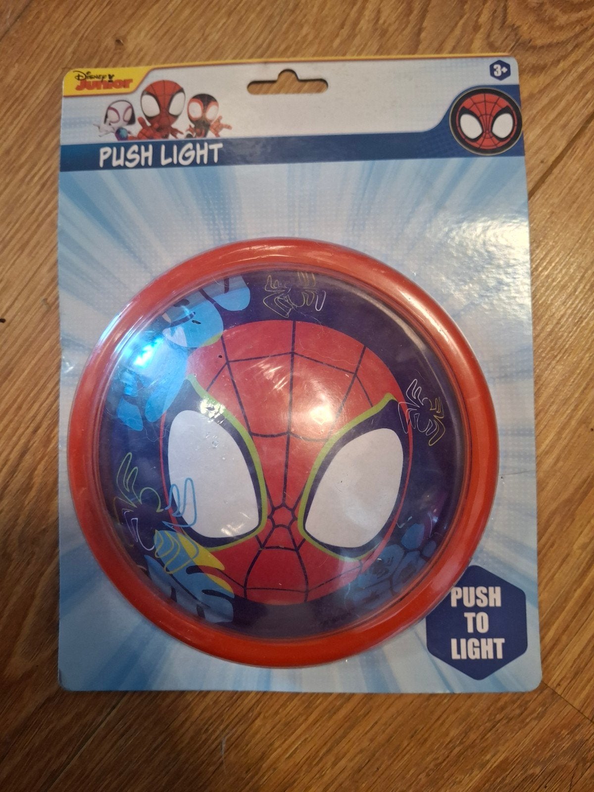 Marvel Spidey en zijn Geweldige Vrienden Push Light - Nieuw, Ophalen of Verzenden, Nieuw, Jongen of Meisje