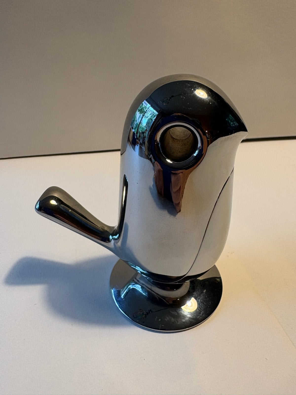 Alessi Birillo vogel paperclip houder Rodrigo Torres 2009, Ophalen of Verzenden, Zo goed als nieuw, Zilver, Metaal