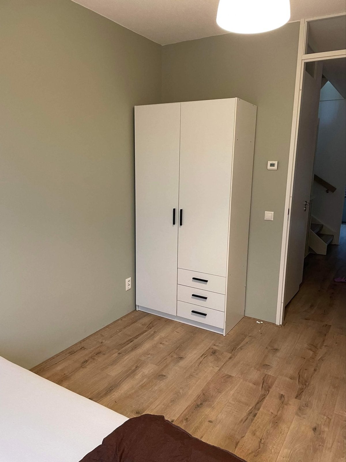 Leen Bakker Sprint Kast 200x98.5x50 cm - Zo goed als nieuw, 200 cm of meer, Zo goed als nieuw, Met lade(s), 25 tot 50 cm
