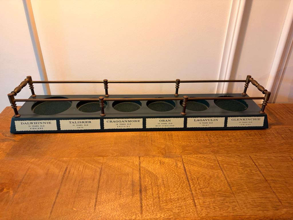 Houder / standaard voor 6 flessen whiskey, Ophalen, Zo goed als nieuw, 75 cm of meer, 5 tot 15 flessen