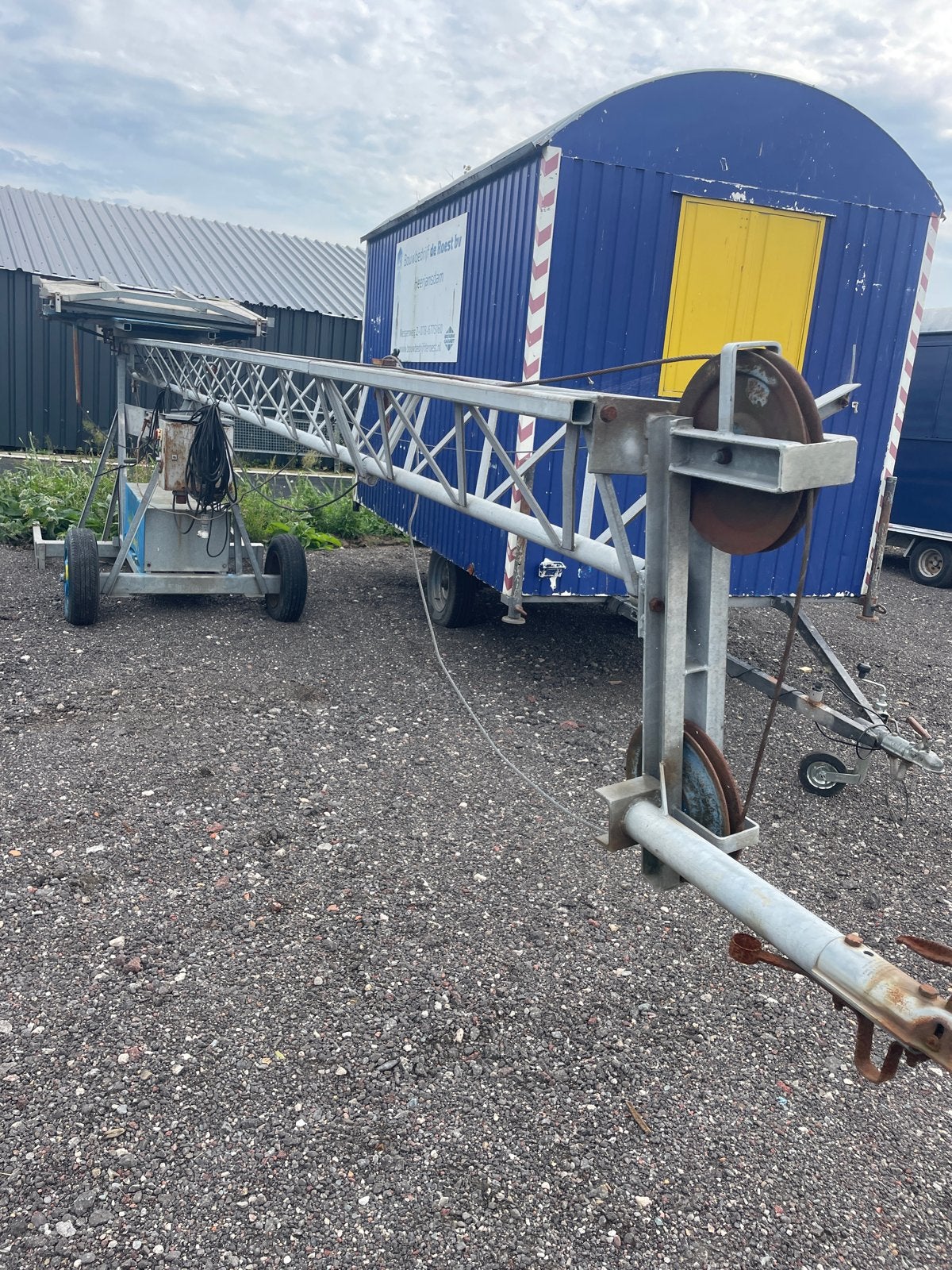 Goedwerkende gebruikte draadlift 7,5m, 400kg, Zakelijke goederen, Ophalen of Verzenden