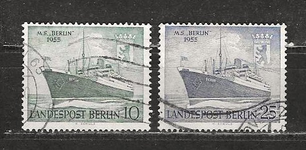 Boten Berlin 126-127 e.a. boten, Ophalen of Verzenden, Gestempeld, Overige thema's