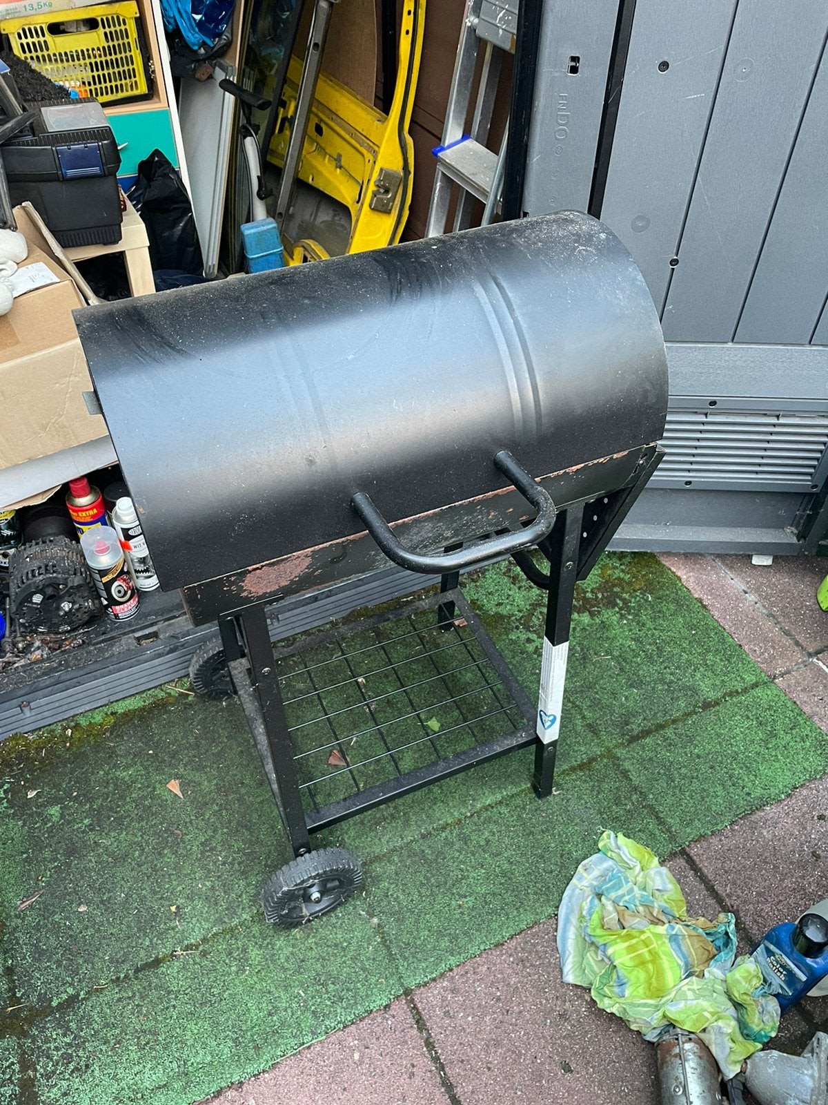 Luxe barbecue weinig gebruikt., Ophalen, Zo goed als nieuw