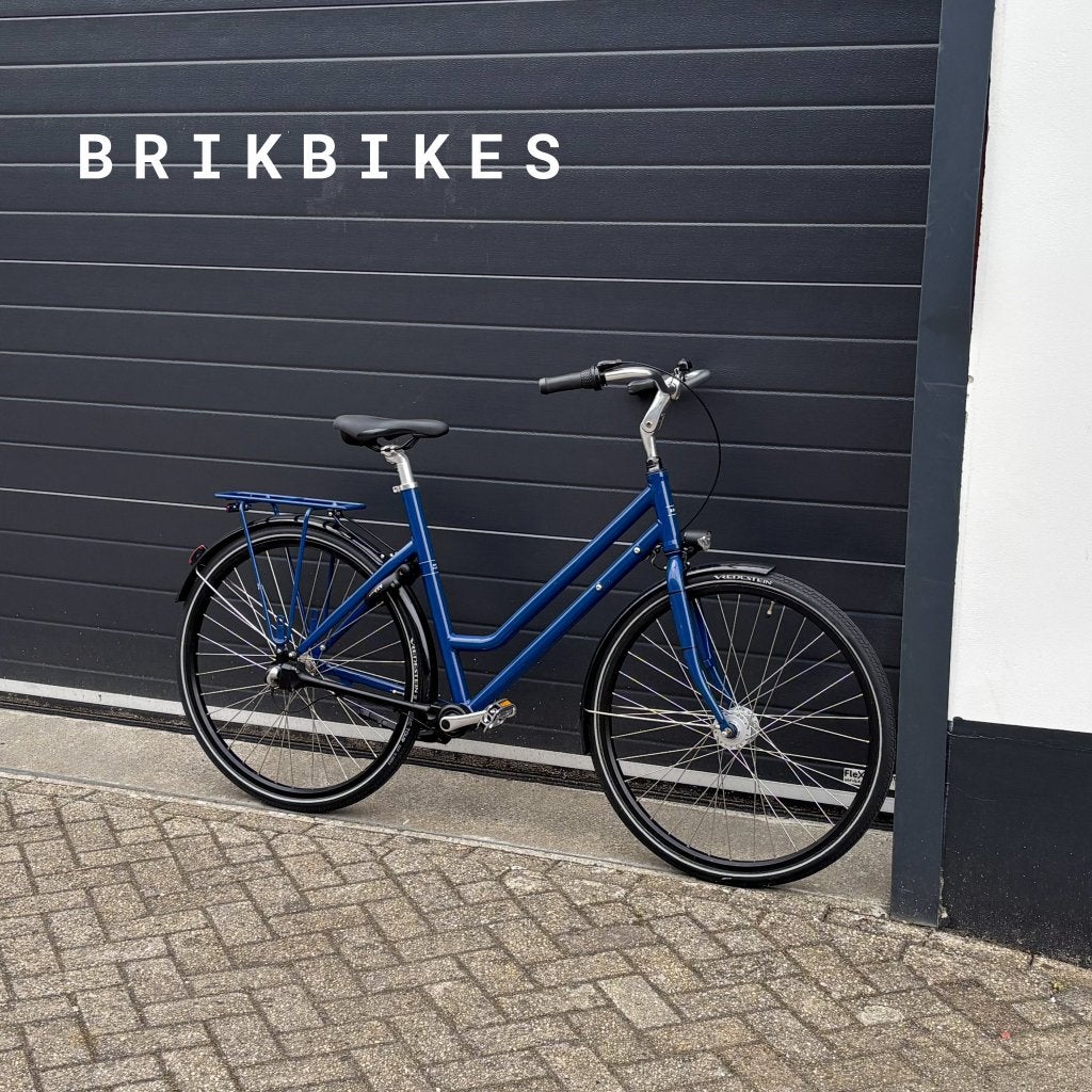 Brik Brut Dames 3V - Korenblauw Hoogglans, Fietsen en Brommers, Overige merken, Terugtraprem, 53 tot 56 cm, Ambachtsweg 9, 6662NV Elst