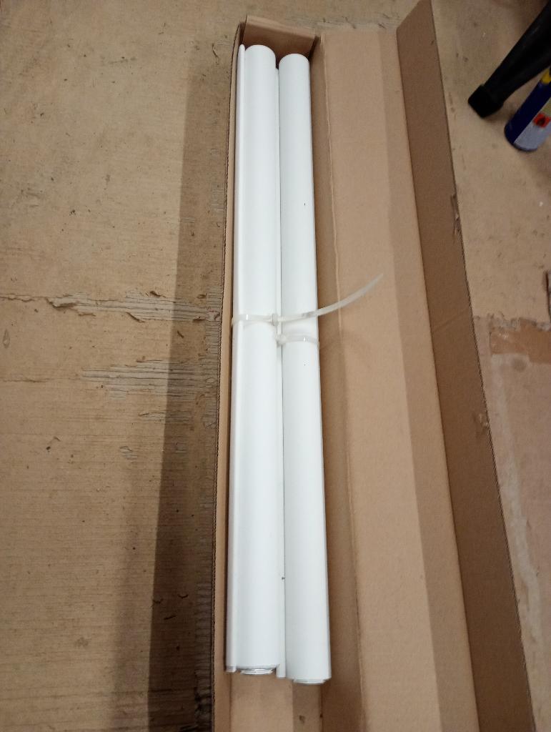 Rolgordijnen 2 stuks, Ophalen, Gebruikt, 50 tot 100 cm, Wit