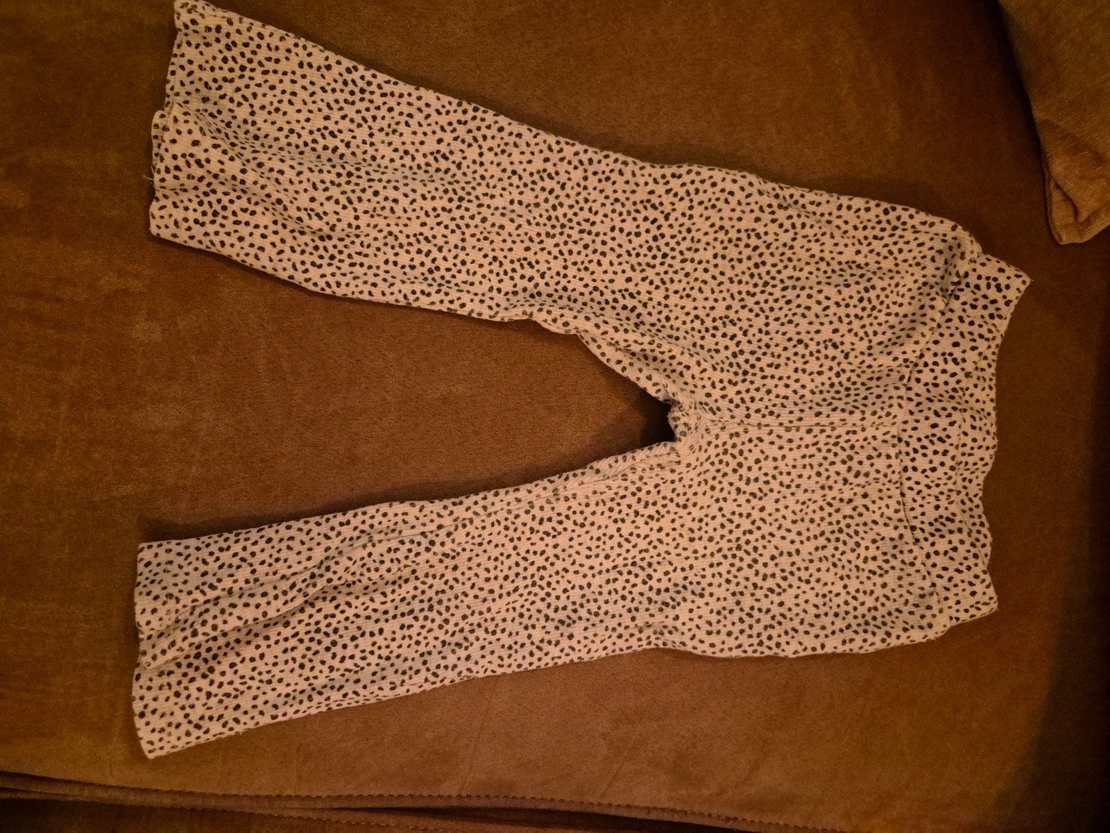 flared pants met opdruk maat 86, Kinderen en Baby's, Ophalen, Gebruikt, Broekje, Meisje
